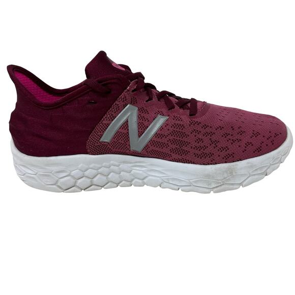 New Balance Fresh Foam Beacon Pink Running Sneakers Women 6 Purple Mesh Athletic - Picture 4 of 11